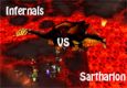 Infernals Vs. Sartharion with 3 Drakes up