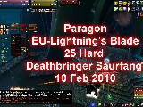 Deathbringer Saurfang 25 Hard vs Paragon