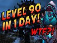 Get Level 90 in ONE DAY