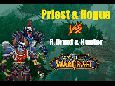 WoW PvP 2v2 Arena - ShadowPriest & Rogue VS Restro Druid / Hunter 2v2 Arena