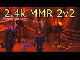 Arms Warrior 7.3.5 PvP video 2.4k mmr 2v2 / BGs