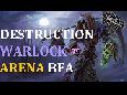 Two Destruction Warlock BFA PVP | Arena 2v2 Full Video