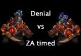 Denial vs ZA timed