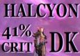 Halcyon 41% crit DK Fromage